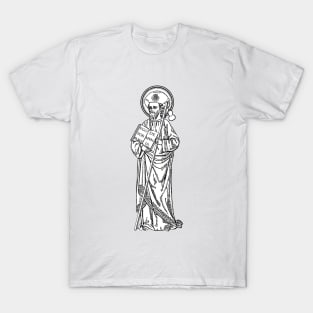 St. James the Pilgrim - Botafumeiro silver bkg T-Shirt